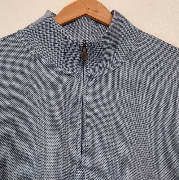 NWT Jos. A. Bank Tailor Fit Quarter Zip Pullover Long Sleeve Sweater Size XXL - Picture 8 of 12